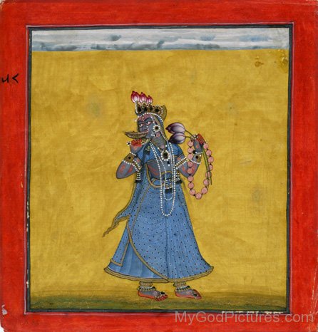 Painting Of Goddes Bhadrakali