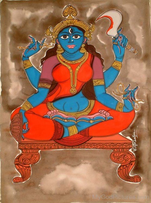 Painting Of Goddess Matangi