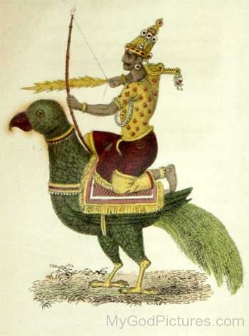 Painting Of Lord Kamadeva