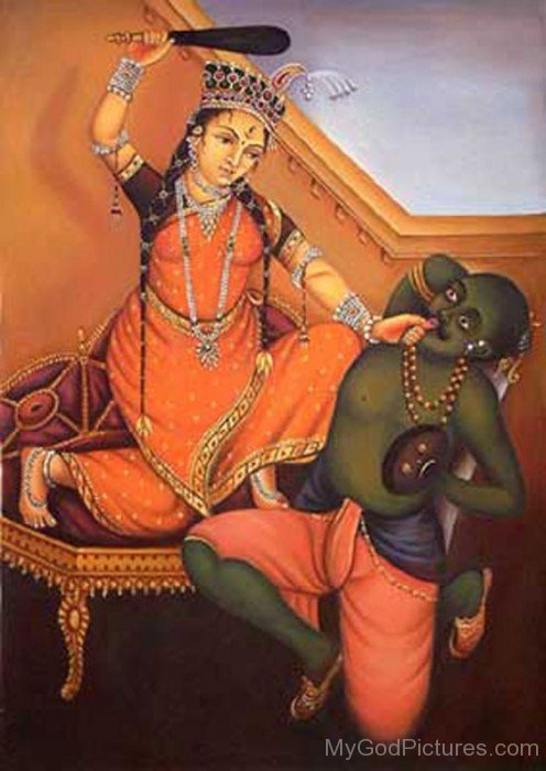 Photo Of Goddess Bagalamukhi