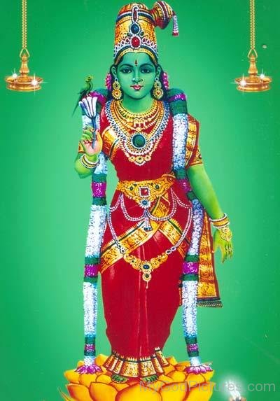 Photo Of Goddess Meenakshi