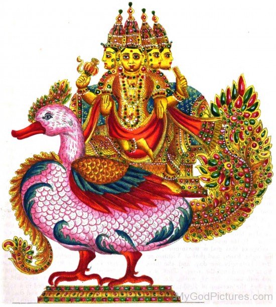 Photo Of Lord Brahma