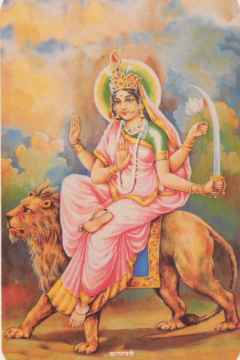 Picture Of Goddess Katyayini