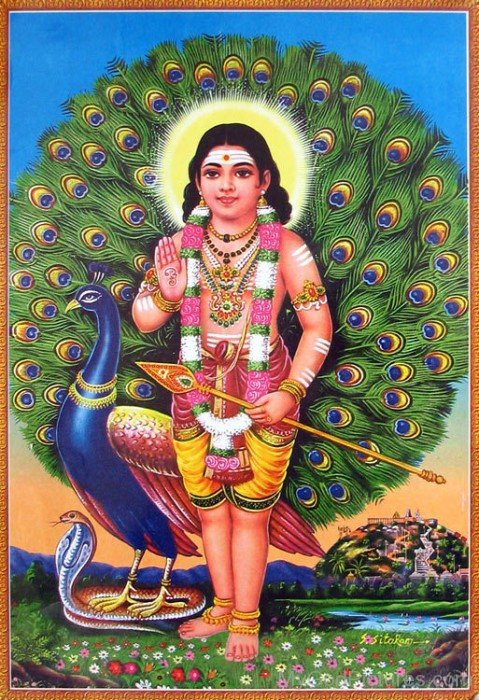Picture Of Lord Kartikeya