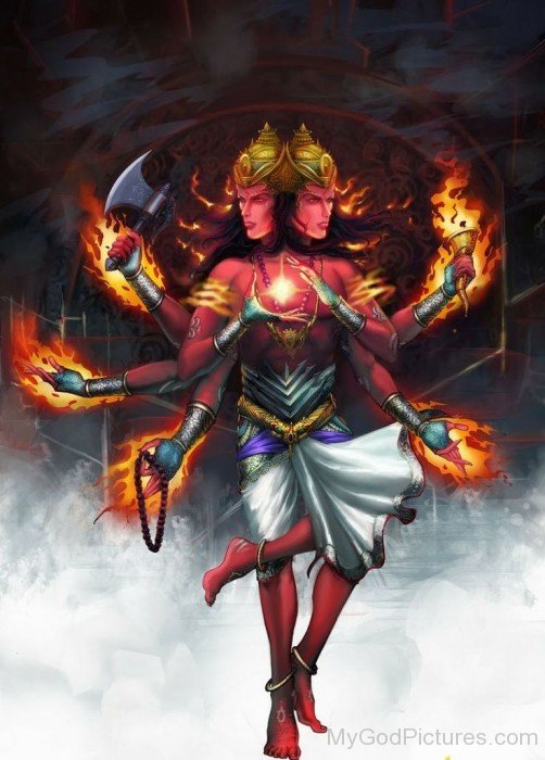 Portrait Of Lord Agni