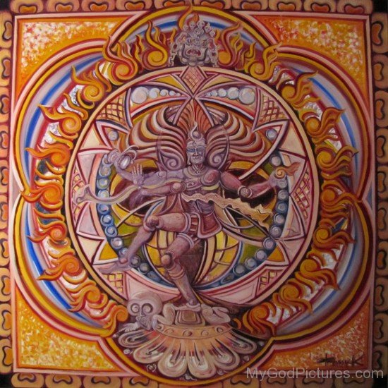 Portrait Of Lord Nataraja