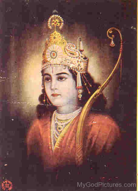 Portrait Of Lord Rama