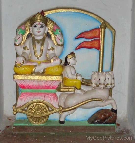 Sculpture Of Adityas In Temple