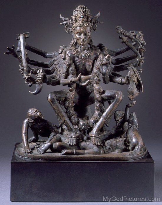 Sculpture Of Goddess Chamunda