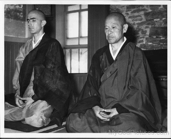 Shunryu Suzuki And His Disciple