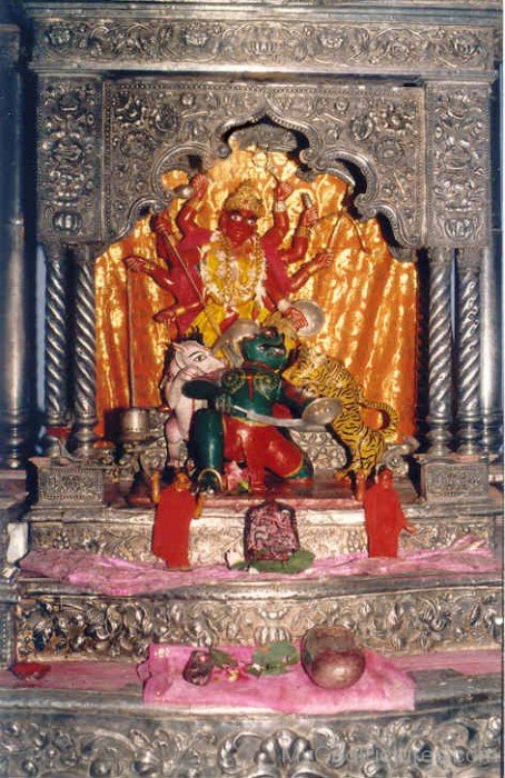 Statue Of Goddess Bhavani In Temple