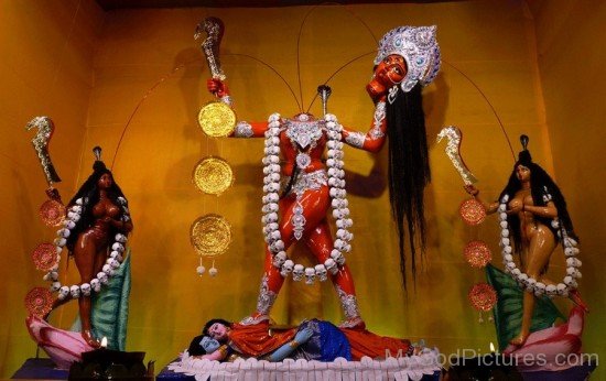 Statue Of Goddess Chhinnamasta