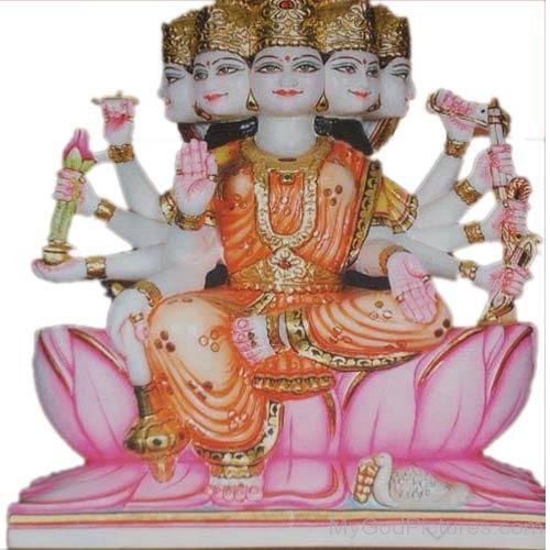 Statue Of Goddess Gayatri