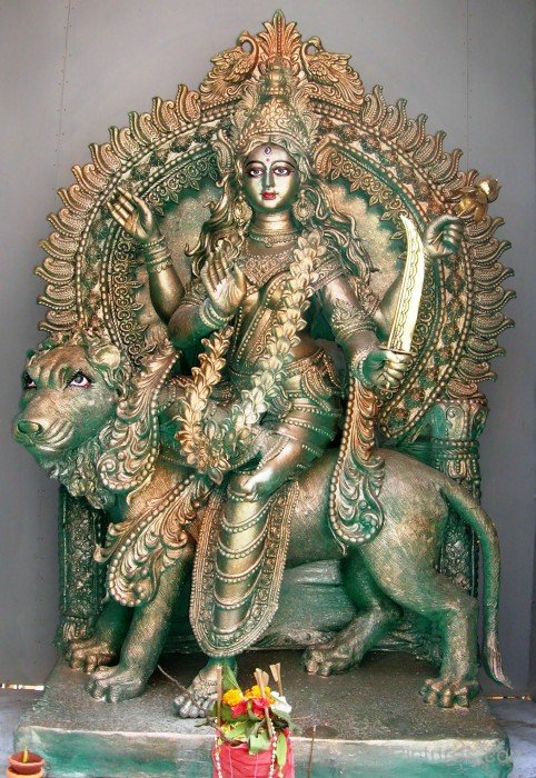 Statue Of Goddess Katyayini