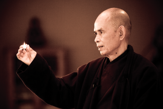 Thich Nhat Hanh Burning Match Stick