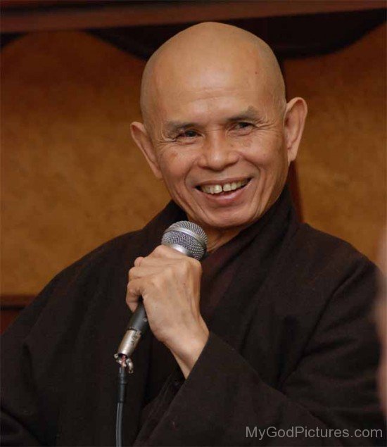 Thich Nhat Hanh On Mic
