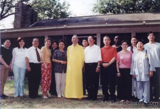Wei Chueh With His Devotees