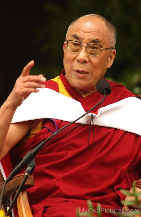 Dalai Lama, Tenzin Gyatso Addressing