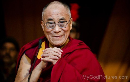 Dalai Lama Tenzin Gyatso Smiling