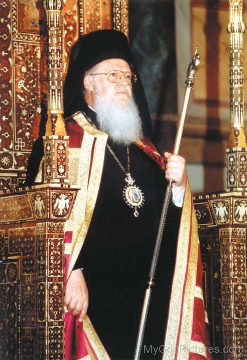 Ecumenical Patriarchs With His Crosier