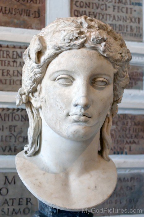 Face Statue Of Lord Apollo