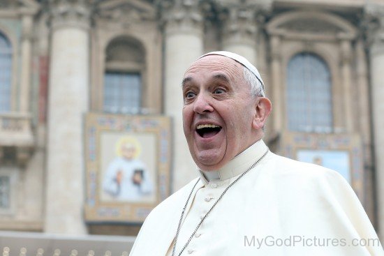 Laughing Pope Francis