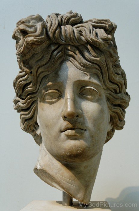 Lord Apollo Head Statue