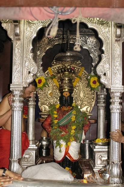 Lord Vithoba Statue In Temple