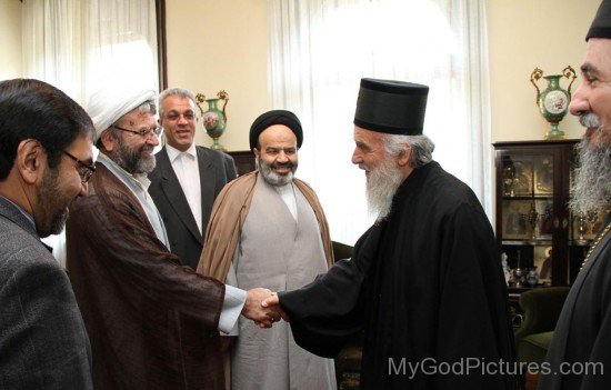 Patriarch Irinej Meets With High Guests From Iran