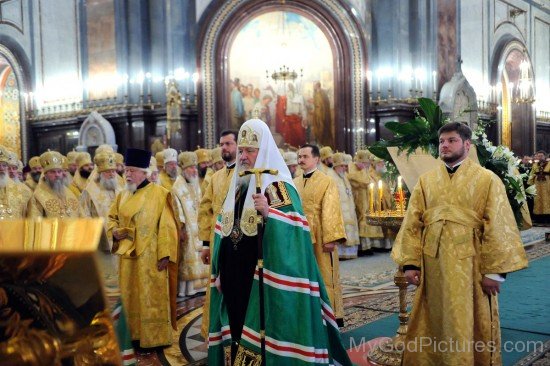 Patriarch Kirill At Church