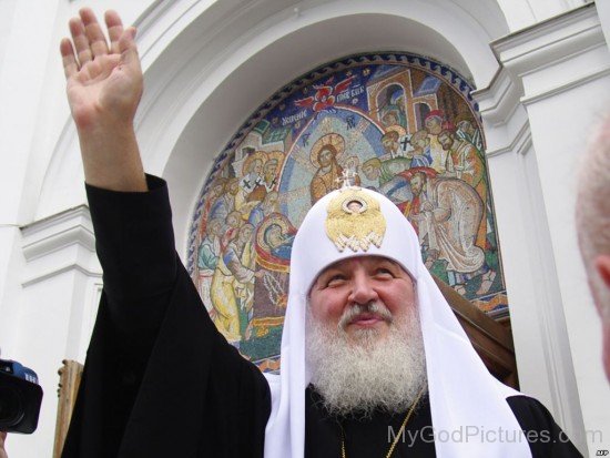 Patriarch Kirill I Rasing Hand