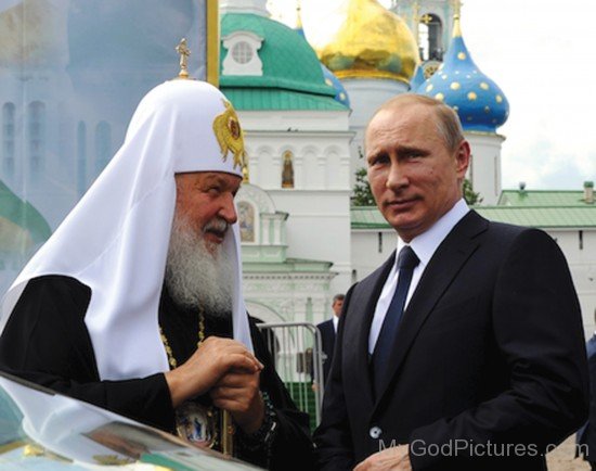 Patriarch Of Moscow Kirill  With Russian President Vladimir Putin