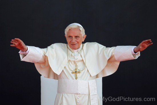 Picture Of Pope Benedict XVI Blessing