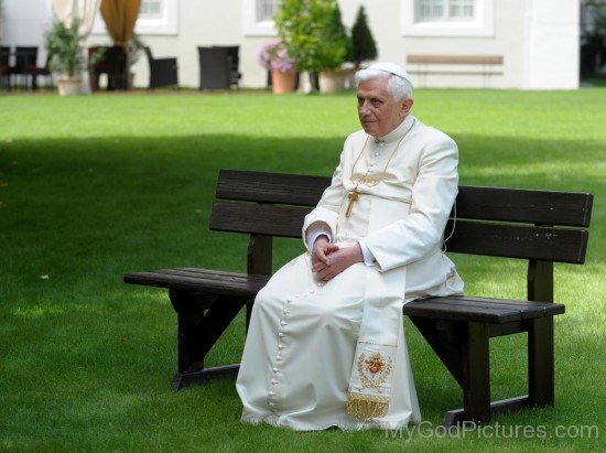 Pope Benedict XVI In Park