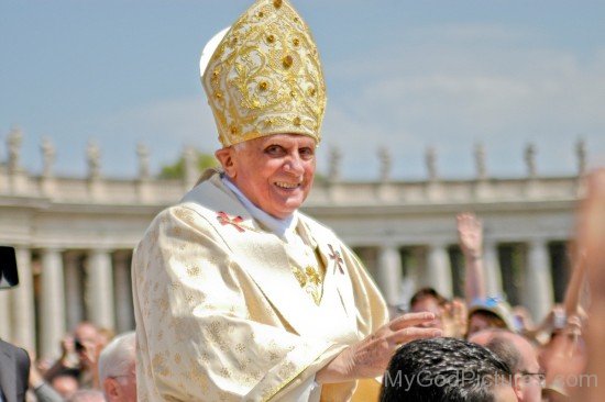 Pope Benedict XVI Smiling