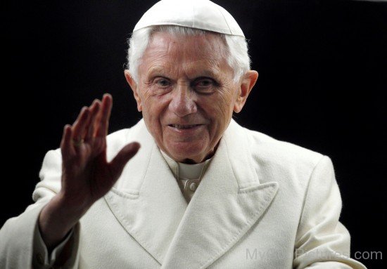Pope Benedict XVI Wearing Zucchetto