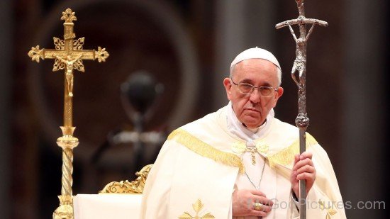 Pope Francis In Church