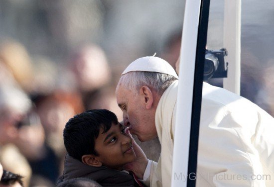 Pope Francis With Child