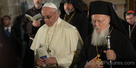 Pope Francis Patriarch Bartholomew-I