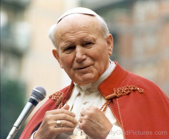Pope John Paul II Addressing