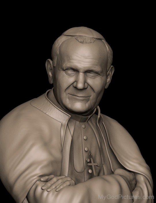Pope John Paul II Statue