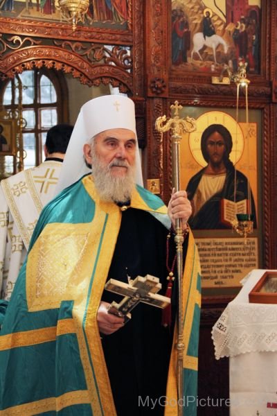 Religious Leader Serbian Patriarch Irinej