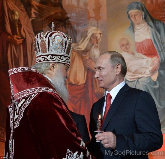 Russian President Vladimir With Patriarch Kirill I