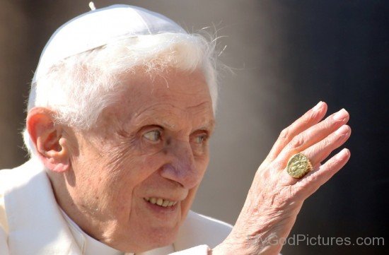 Saint Pope Benedict XVI Closeup