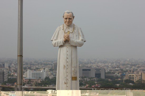 Saint Pope John Paul II Statue