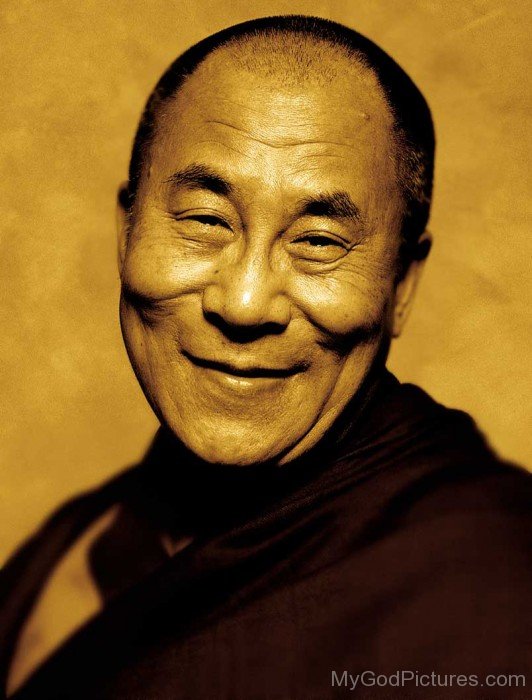 Smiling Face Dalai Lama