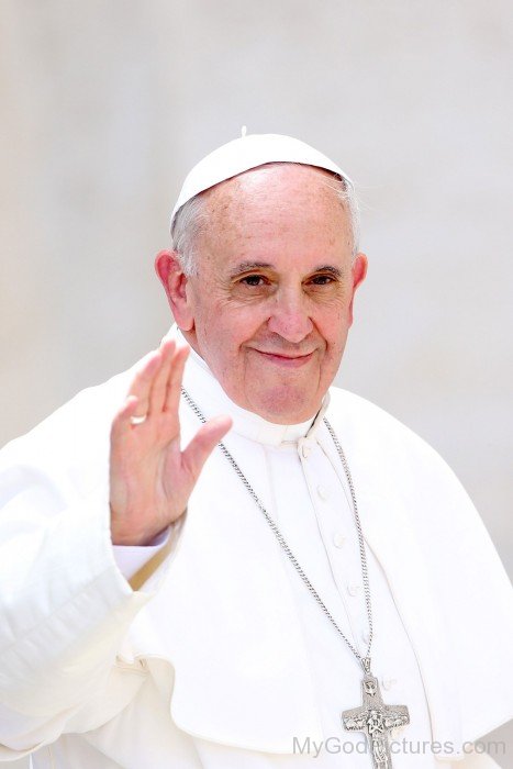 Smiling Face Of Pope Francis