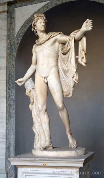 Statue Of God Apollo