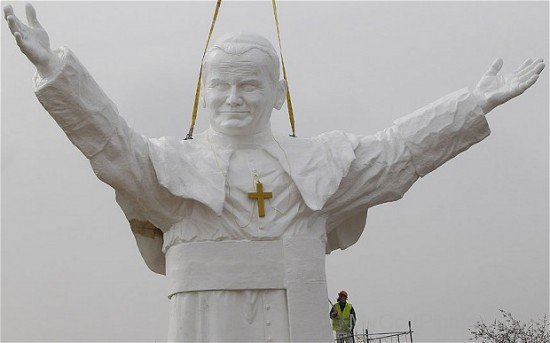 Statue Of Pope John Paul II