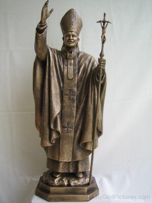 Statue Of Pope Saint John Paul II